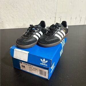 Adidas Kids Samba OG Black and White Sneakers
